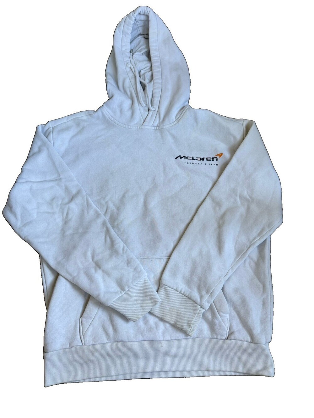 McLaren F1 Hollister Hoodie Size Small White